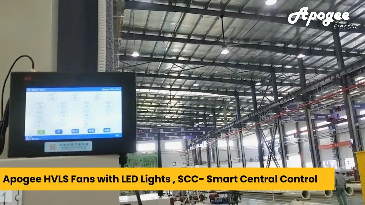Ceiling Fan, 16ft, 4.8m, HVLS, LED - detail 2