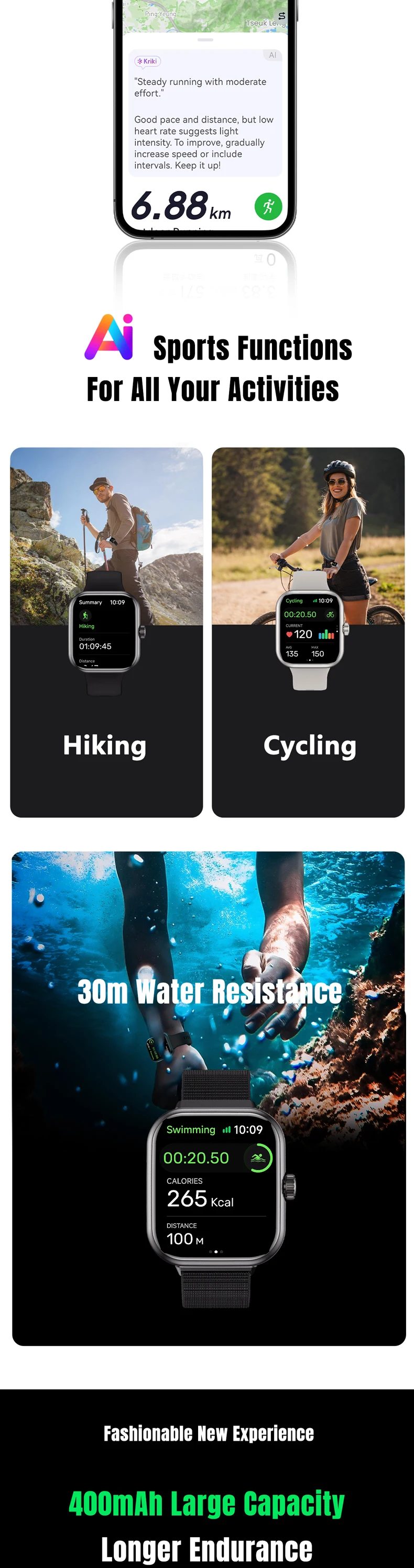 product 2026 3atm waterproof smart watch s339 with gps app fitbeing 185inch amoled screen bt calling sport modes men women smartwatch-8