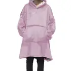 Blanket Hoodie Blank Hooded Long Blanket Hoodie Fleece Panel Blank Sublimation Hoodie Hooded Puffy Blanket