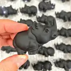 Stone Obsidian Stone Obsidian Natural Gorgeous Stone Obsidian Rhino Healing Chakra Vibes Animals