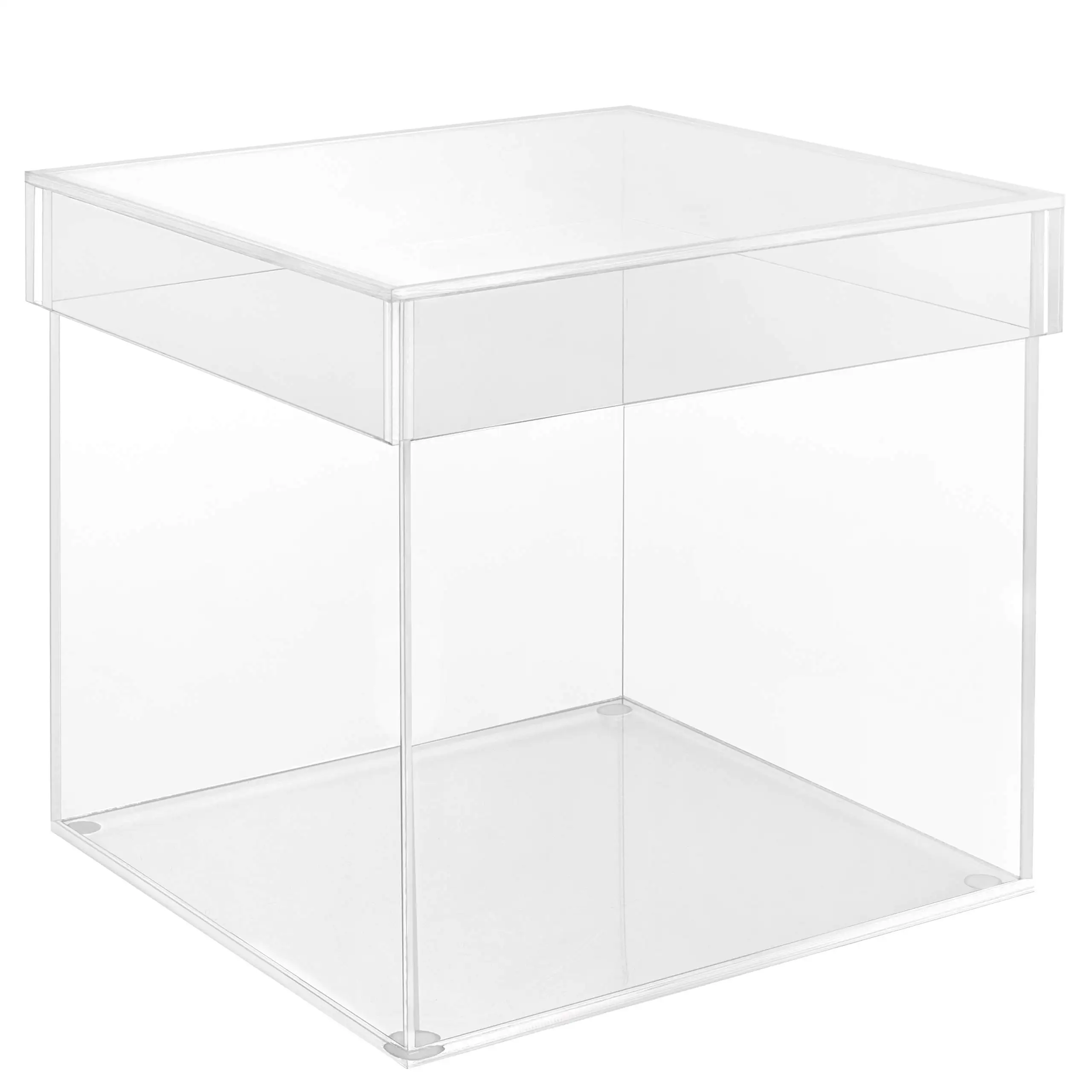 Niseven Acrylic Display Stand Box,Museum Box Case,Jewelry Book Showcase