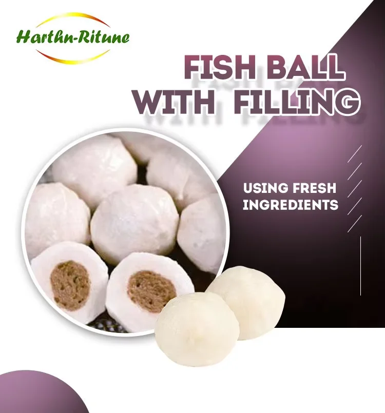 Wholesale Price Hot Sale Frozen Fish Ball With Filling Frozen Seafood Products supplier