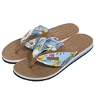 Lady Best Lady EVA Slipper Best Price Non-slip Letter Press Print Fabric Strap Beach Slide For Women Flip Flops