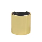Cap Plastic Caps 24mm 20mm 24mm 28mm Aluminum Golden Plastic Press Cap Disc Top Shampoo Cap For Cosmetic Bottle