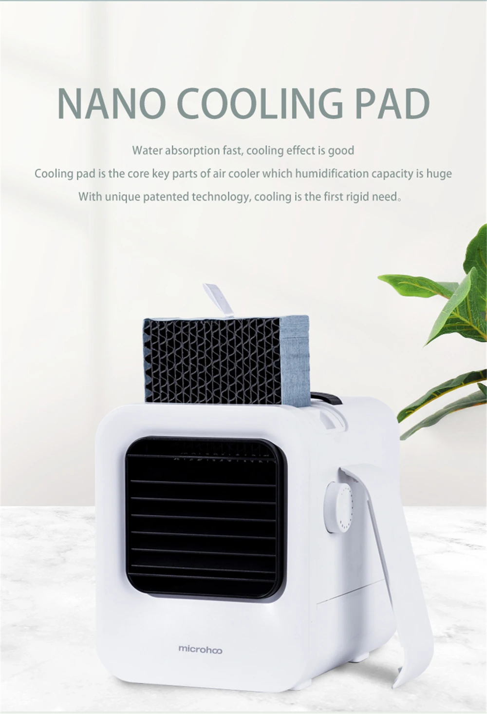Xiaomi Youpin Microhoo Wireless Portable Air Conditioning Fan With 4000mAH 500ml Water Tank