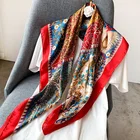 Silk Scarf Silk Ladi Scarf High Quality New 90 Printed Silk Scarf Ladies Fashion Pattern Silk Scarf
