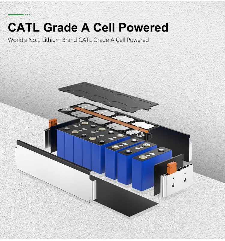 GSL ENERGY Hot Sale CATL Grade A Cell Solar Storage 5Kwh Lithium Battery 51.2V 100Ah Rack Lifepo4 Battery 48V supplier