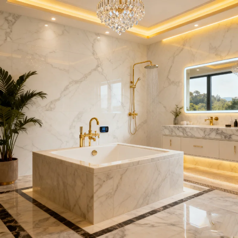 product natural polished china white marble bathtub customizable luxury stone marble bath tub-3