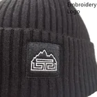 Winter Beanie Knitted Unisex Winter Warm Double Cuff Beanie Knit Hats Seamless