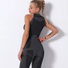 Vest Women Tank Top Women Hot Sell OEM Design Wholesale Seamless Sports Fitness Vest Women Yoga Tank Top