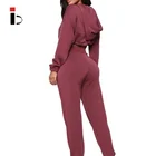 Hoodie In Fashion Style Women High Waist And 1/2 Zipper Super Sexy Hoodie With Top Quality
