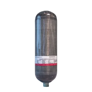 6.8L CE ISO SCBA Gas Cylinder carbon fiber air tank High Pressure For Firefighting Leisure Sport