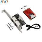 Mini PCI-E MPCIe Interface To 2 * RJ45 Port Ethernet LAN Controller Network Card Adapter Gigabit 1000Mbps