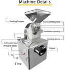 Sugar Mill 12-120 Mesh Automatic Sugar Grinder Stainless Steel Sugar Pulverizer Industrial Hammer Mill Grinder