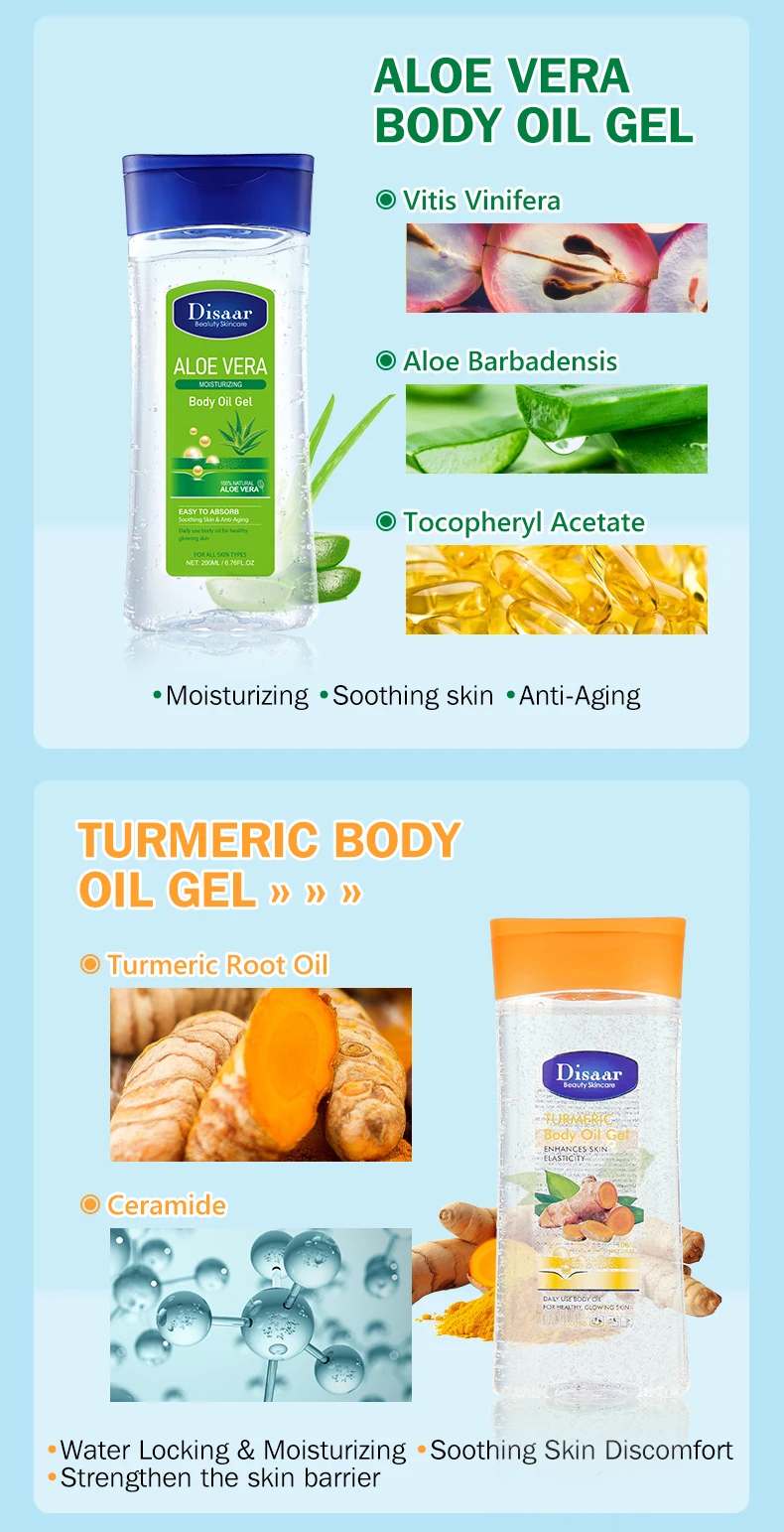 100% Natural Rose Body Oil Gel for Skin Glow Moisturizing Organic Fragrance Body Gel Oil Skin Brightening Products