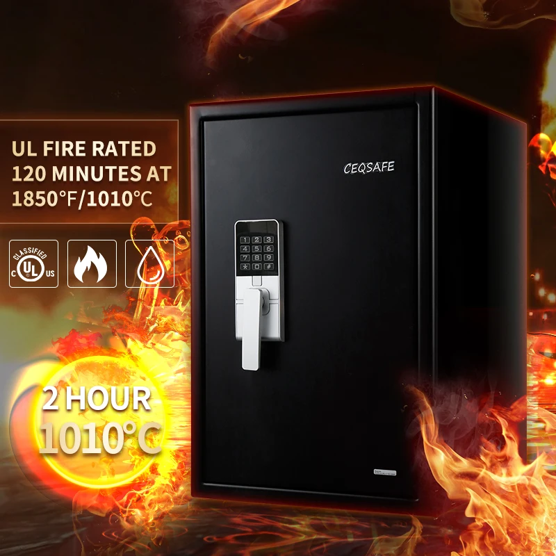 CEQSAFE Digital Password Electronic Hotel Fireproof Safe Box Security Cabinet details