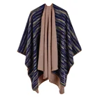 Long Scarf Shawl New Design Color Striped Spring And Summer Long Scarf Shawl