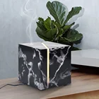 Diffuser Diffuser And Humidifier Best 200ml Cube Marble Grain Electric Aroma Diffuser Ultrasonic Humidifier