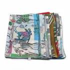100% Scarf OEM Ladies Elegant Screen Printing Square 100% Silk Scarf