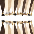 Human Hair Wholesale Italian Keratin Glue Bond Human Hair Double Drawn Remy Keratin Hair Extensions