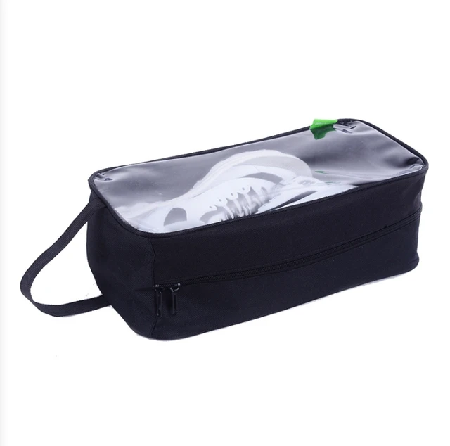 Waterproof Travel Shoe Bag Transparent Shoe Box Oxford Household Portable Storage Shoe Bag for Travel