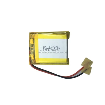 Sun Ease Small Pcm Li Polymer Battery Lp 503035 500mah 3 7volt Li Po