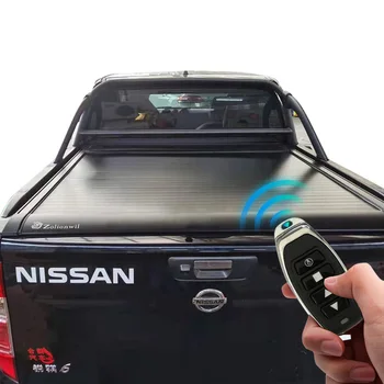 Zolionwil Smooth Retractable Aluminum Roller Lid Pickup Truck Bed Tonneau Cover For 2015-2020 Nissan Navara(Np300)Double Cab