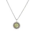 Gold Necklace 2021 Premium Quality Jewellery Stainless Steel Chain Gold Pendant Natural Stone Necklace