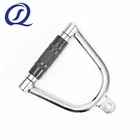 Handle Tpr Gym Equipment Fitness Accessories Horseshoe Cable Handle With TPR Coated