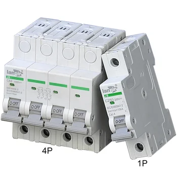 General 4 P 1-63A 1000V Voltage Protection for Wind and Solar System DC Miniature Circuit Breakers