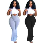 Pant 2021 Summer Bell-bottoms Suspender Sexy Flared Women Clothing Plus Size Pant