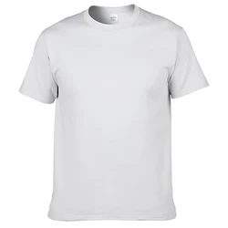 Cheap Price 180gsm 100% Cotton Blank T-shirt Custom Logo Printing Plain Plus Size T Shirts For Men