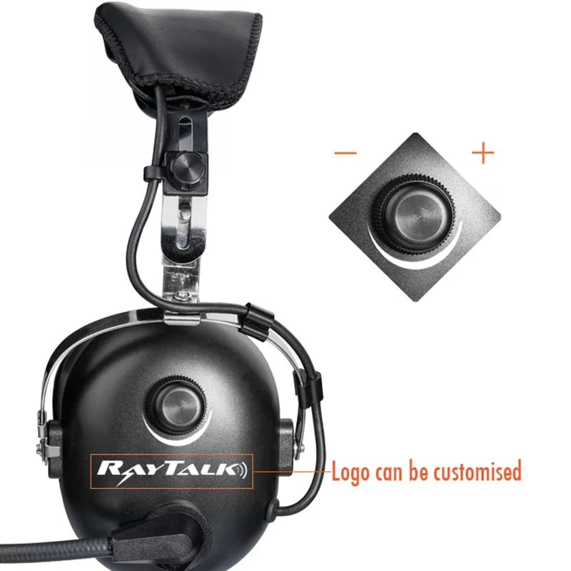 active noise cancelling aviation headset