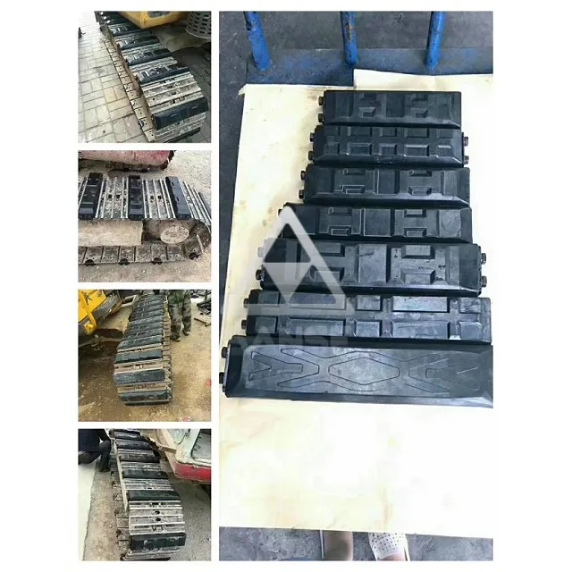 Hot Sale Pads Excavator Rubber Track Pad Shoe Steel Plate Sole For Construction Undercarriage Rubber(图10)