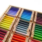 Toys Game Montessori Sensory Toys Intelligence Color Cognitived Game Montessori Color Tablets