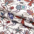 Silk 100% Mulberry Silk Crepe De Chine Digital Printing Fabric Of Insects Pattern For Dresses And Blouses