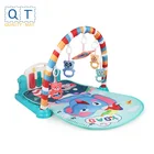 Activity Early Education Baby Play Carpet Eco-friendly Kids Play Mat Activity Gym With 5 Cloth Toys