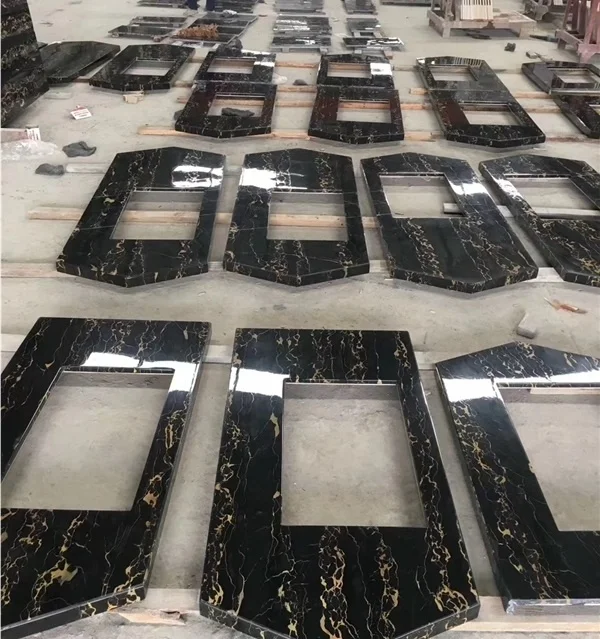 ydstone black portoro marble tiles cut to size for indoor decoration balcony waterstone floor tiles for exterior-9