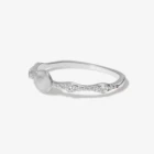 Gold New Arrival 925 Sterling Silver Gold Vermeil Classic Round Moon Chain Ring