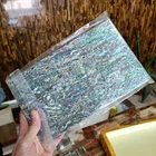 Abalone Shell Pure Natural Coloured Capiz Abalone Shell Sheets Sticker Decoration Wallpaper