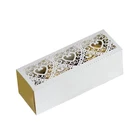 Gift Box ZL Wholesale Many Colors Valentine's Day Gift Drawer Box With Clear Heart Hollow Window