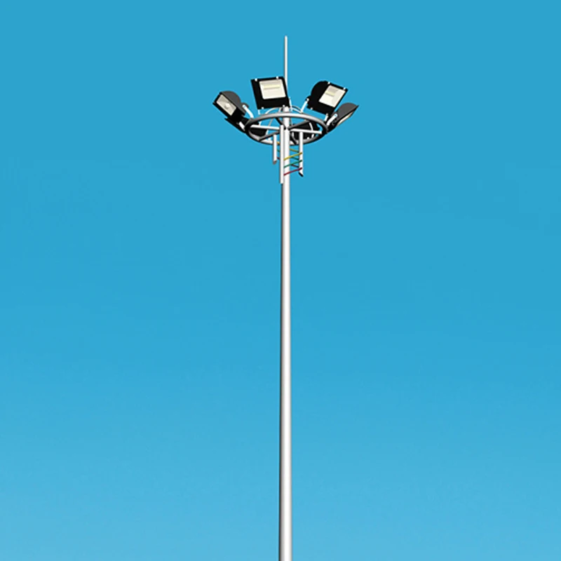 Modern Design High Mast Flood Lighting Galvanized High Pole Street