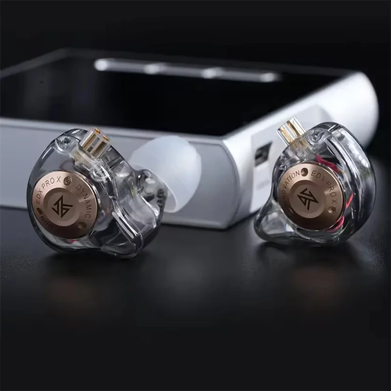 KZ EDX PRO X Dynamic Drive Earphone HIFI Bass In Ear Monitor Earbud Sport Music Cancelling EDX PRO Headset