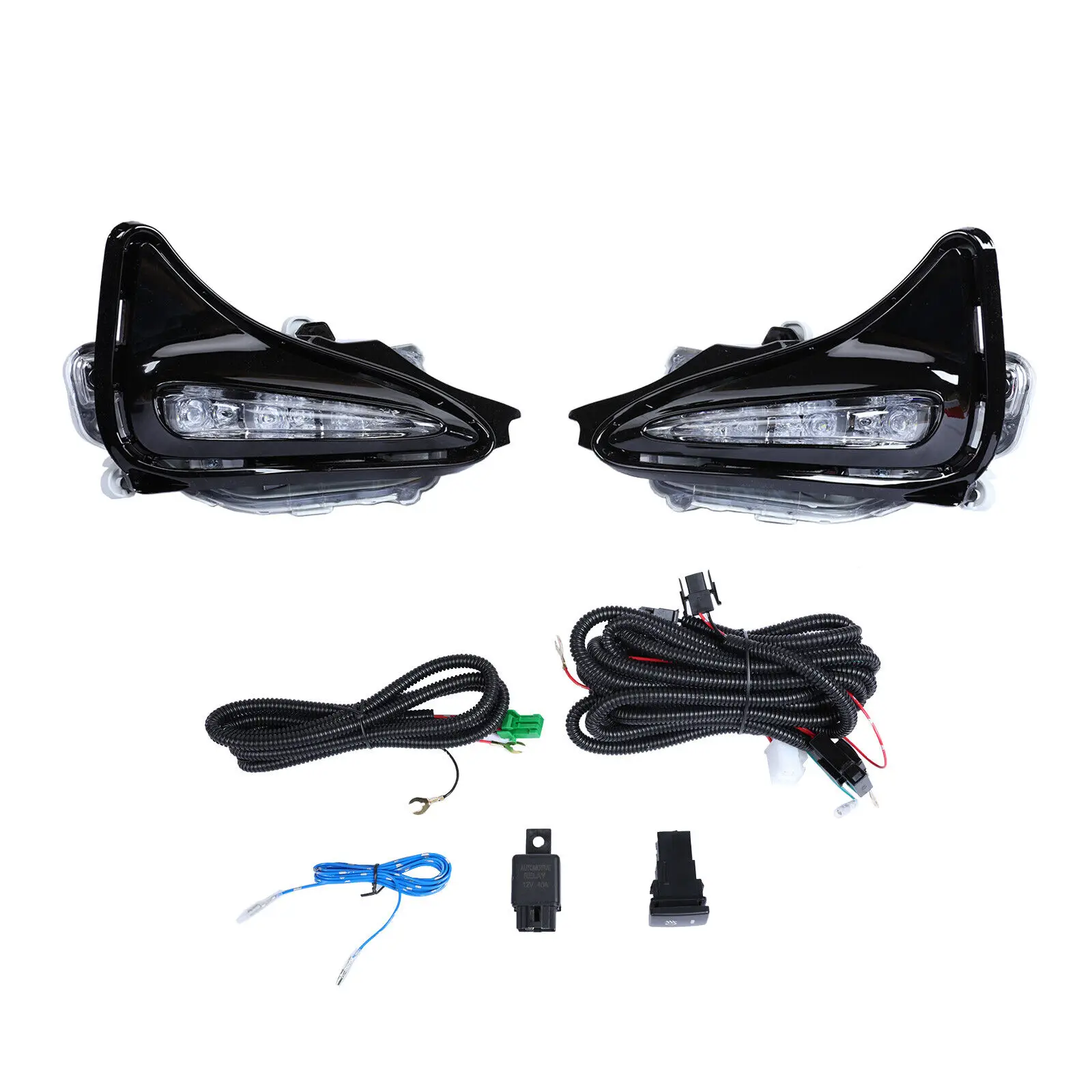 Producto Saivis Kit de faros antiniebla de circulación diurna para Toyota Corolla L LE XLE 2017 2019955-35