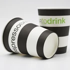 Wedding Logo 12oz Wedding Wholesale Price Custom Logo Coffee Printing Takeaway Cups Paper With Lids