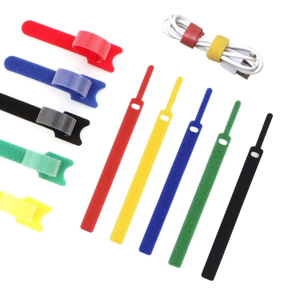 Fastening  Reusable Nylon Wire Protector Cable Organizer Ties Management 