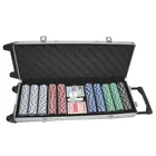 Chip Professional Poker Set Casino Professional 500 Poker Chip Set In Trolley Aluminum Case