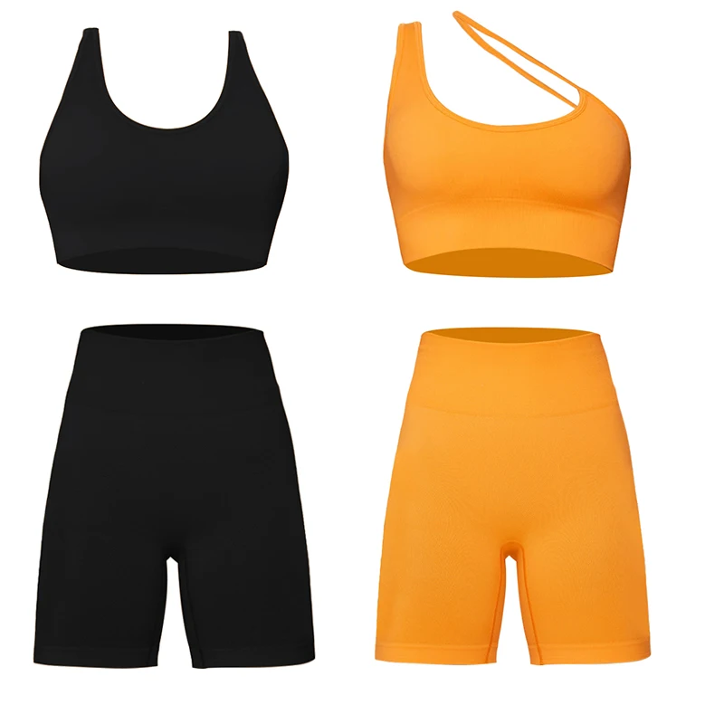 Seamless breathable top sexy running yoga bra athletic sportswear women leggings wholesale women sports yoga set