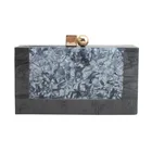 Clutch Bag New Acrylic Stitching Clutch Chain Messenger Bag Banquet Dress Dinner Bag