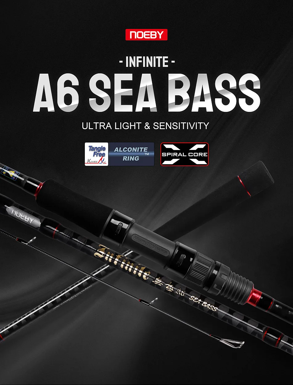 Noeby M H Power Shore Jigging Long Casting Seabass Fishing Rod